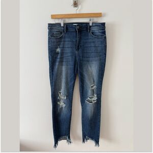 Cello Distressed Skinny Jeans Women’s Size 13 – Medium Wash, Distressed